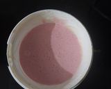 A picture of step 3 of Rose and Gulkand ice cream from sour cream.
