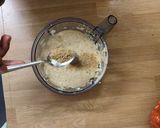 A picture of step 7 of Akara with beans powder.