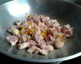 A picture of step 3 of Pork and Vegestables in Coconut Milk.