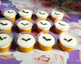 Foto langkah ke 8 dari resep Puding Labu kuning Fla santan.