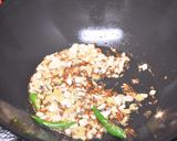 A picture of step 3 of Masala dosa.