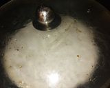 A picture of step 3 of Sinasir with shredded beef stew.
