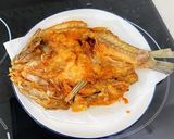 A picture of step 3 of Fried Snapper With Sweeten Fish Sauce.