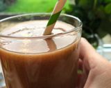Φωτογραφία βήματος 1 της συνταγής Smoothie με αποξηραμένα δαμάσκηνα, πεπόνι, φράουλες και αχλάδι 🍓🍓🍐🍐