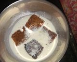 A picture of step 2 of Bread Mithai.