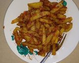 A picture of step 4 of Chips masala.