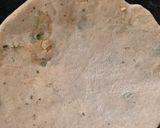 A picture of step 4 of Aloo parantha.