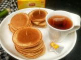 Semolina mini pancakes