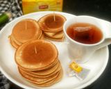 A picture of step 5 of Semolina mini pancakes.