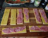 Sonkás-sajtos csavart rúd recept fázis 1 fotója