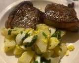 Foto del paso 5 de la receta: Bife de Chorizo con Guarnición de Papa y Huevo