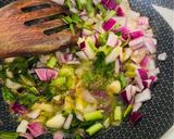 A picture of step 3 of Methi Sabji (Fenugreek Seeds Curry).