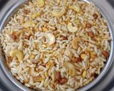 A picture of step 4 of Masala murmura with cashew nuts.