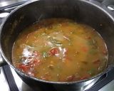 Une image de l'étape 18 de Soupe mixée poivrons, carottes et tomates au bouillon de crevettes.