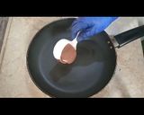 A picture of step 3 of Chocolate wafers.