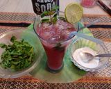 A picture of step 5 of Pomegranate mojito.