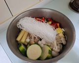 低卡瘦身料理-彩虹蔬菜冬粉湯的食譜步驟3照片