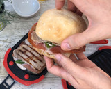 Foto del paso 6 de la receta: Serranitos de lomo, jamón y pimientos en el microondas con Lékué Grill