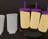 A picture of step 7 of Mango popsicles.