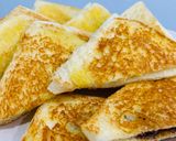 Foto langkah ke 6 dari resep Roti Bakar Cokelat Keju.