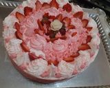 صورة لخطوة 6 من وصفة كيكه عيد الحب