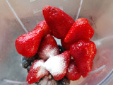 Smoothie de arándanos y frutilla 🇺🇾