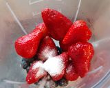 Foto del paso 2 de la receta: Smoothie de arándanos y frutilla 🇺🇾