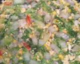 Foto langkah ke 3 dari resep Tumis Sawi Putih Jagung Telur.