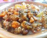Foto del paso 10 de la receta: Guiso de lentejas con porotos negros y alubias, en olla de barro 🍲