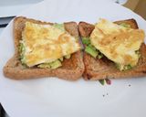 A picture of step 5 of Egg Avocado Toast.
