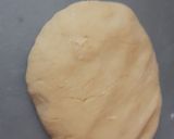 A picture of step 2 of Homemade Fettuccine pasta with arebita source.