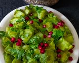 फलाहारी हरियाली आलू सिर्फ 15 मिनट में (व्रत के आलू) रेसिपी चरण 7 फोटो