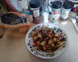 A picture of step 1 of Cheddar Smoked Sausage Skillet.