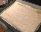 A picture of step 2 of Cauliflower base pizza!.