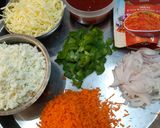 A picture of step 1 of Paneer Quesadillas.