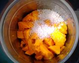 A picture of step 1 of Mango Mastani.