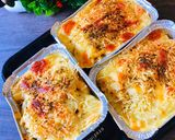 Foto langkah ke 7 dari resep Macaroni schotel mozarella cheese.