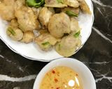 Hình bước làm 5 của món Óc heo chiên giòn
