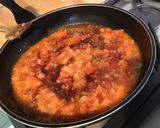 Une image de l'étape 8 de Sauce tomate à l'ail, oignon, herbes aromatiques et vin rouge.