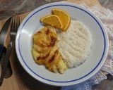 Őszibarackos pulykamell / Putenbrust mit Pfirsich recept fázis 6 fotója