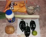 A picture of step 1 of Potato, Poblano, and Chipotle Soup.