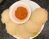 A picture of step 4 of Idli with leftover rice.