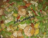Foto langkah ke 4 dari resep Tumis buncis udang.