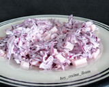 Foto del paso 6 de la receta: Ensalada de lombarda con salsa de yogurt