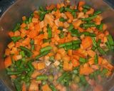A picture of step 8 of Boiled rice with stew.