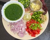 A picture of step 1 of Lehsooni Spinach { Palak } Khichadi { Winter Special }.