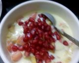 फ्रूट कस्टर्ड (fruit custard recipe in Hindi) रेसिपी चरण 3 फोटो