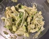 Une image de l'étape 10 de Salade de fenouil aux tomates,concombre et scarole (sauce aux câpres).