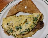 Foto del paso 4 de la receta: Omelette de champiñones con cebollín