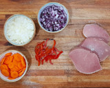 Foto del paso 1 de la receta: Carre de cerdo a la mostaza